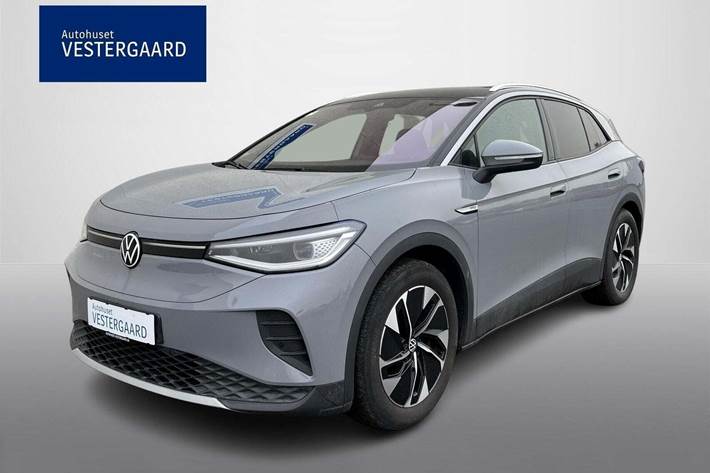Grå VW ID.4 fra 2021 set udefra