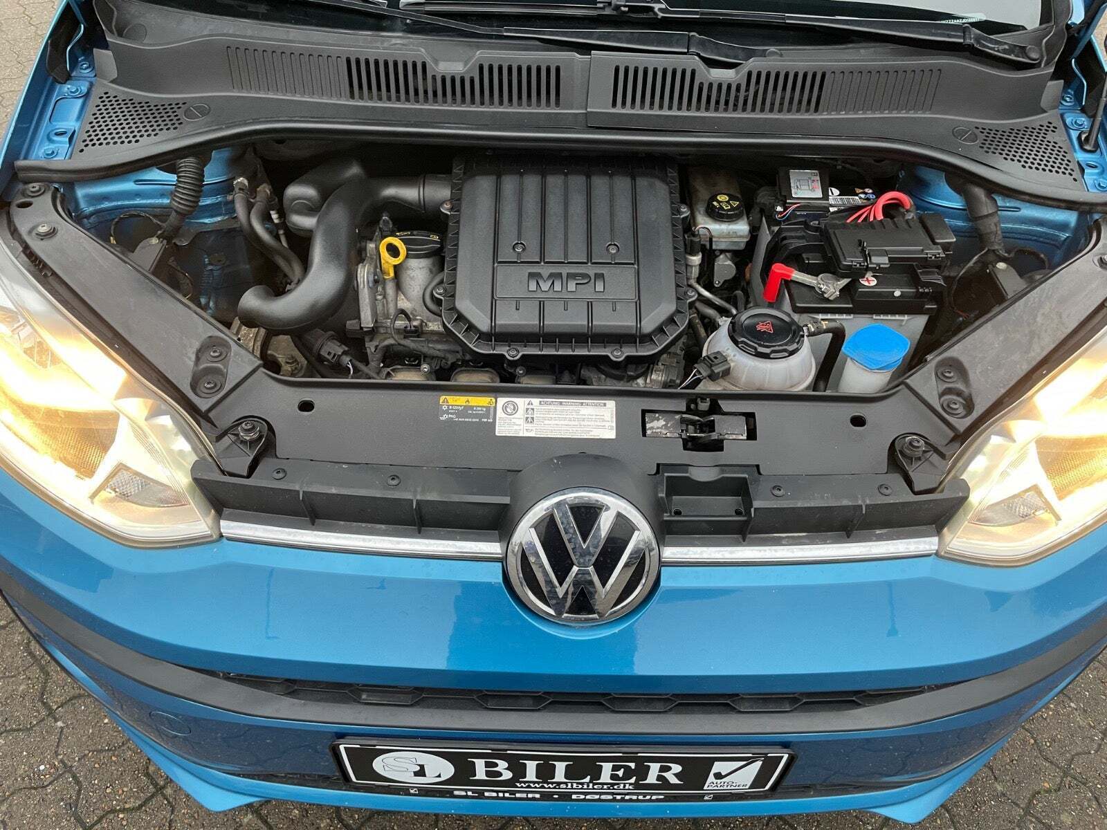 Blå VW UP! fra 2018