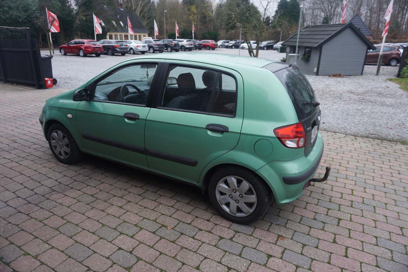Grøn Hyundai Getz fra 2005