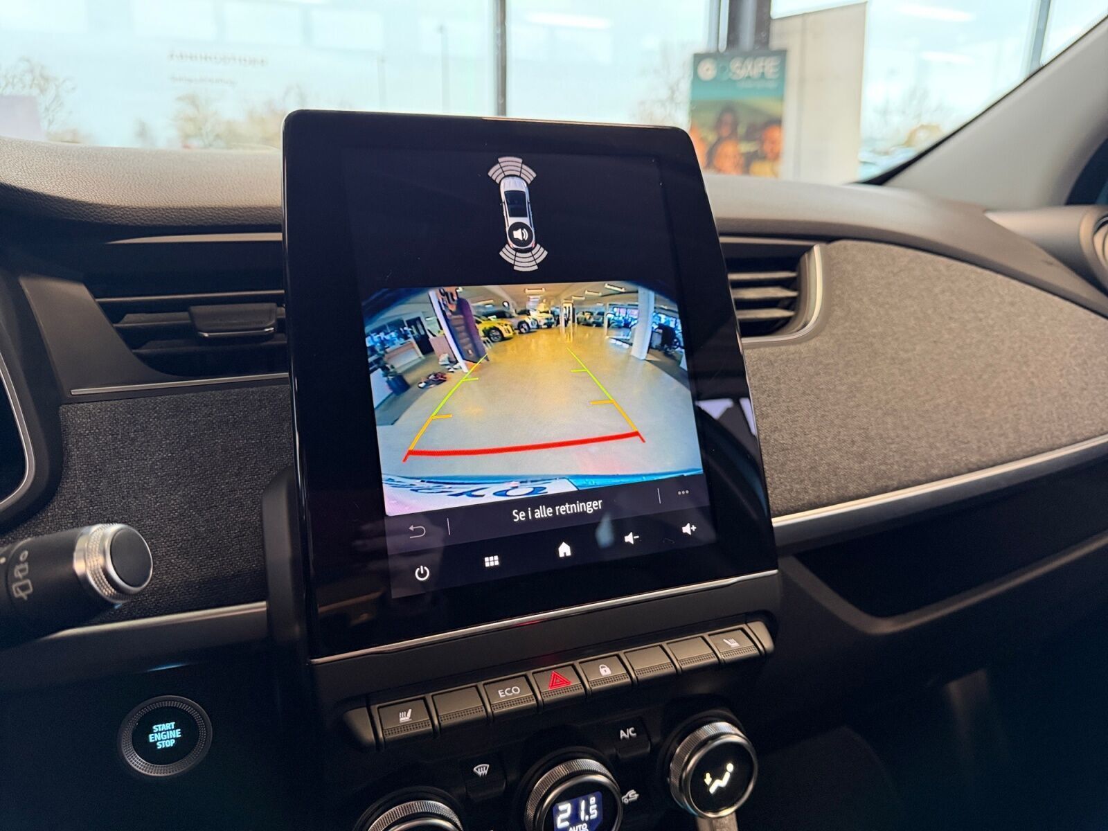 Blå Renault Zoe fra 2021