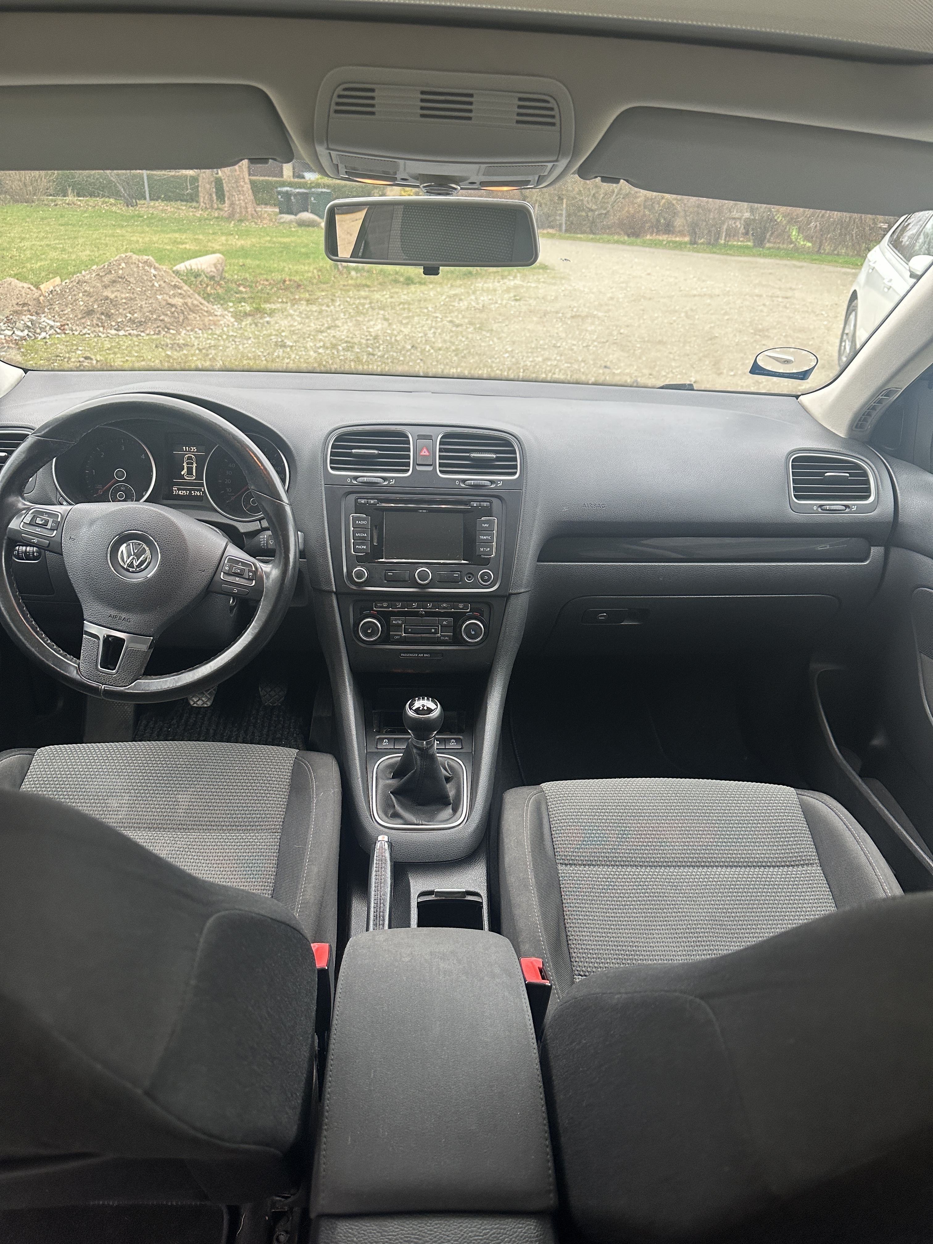 Sort VW Golf fra 2012