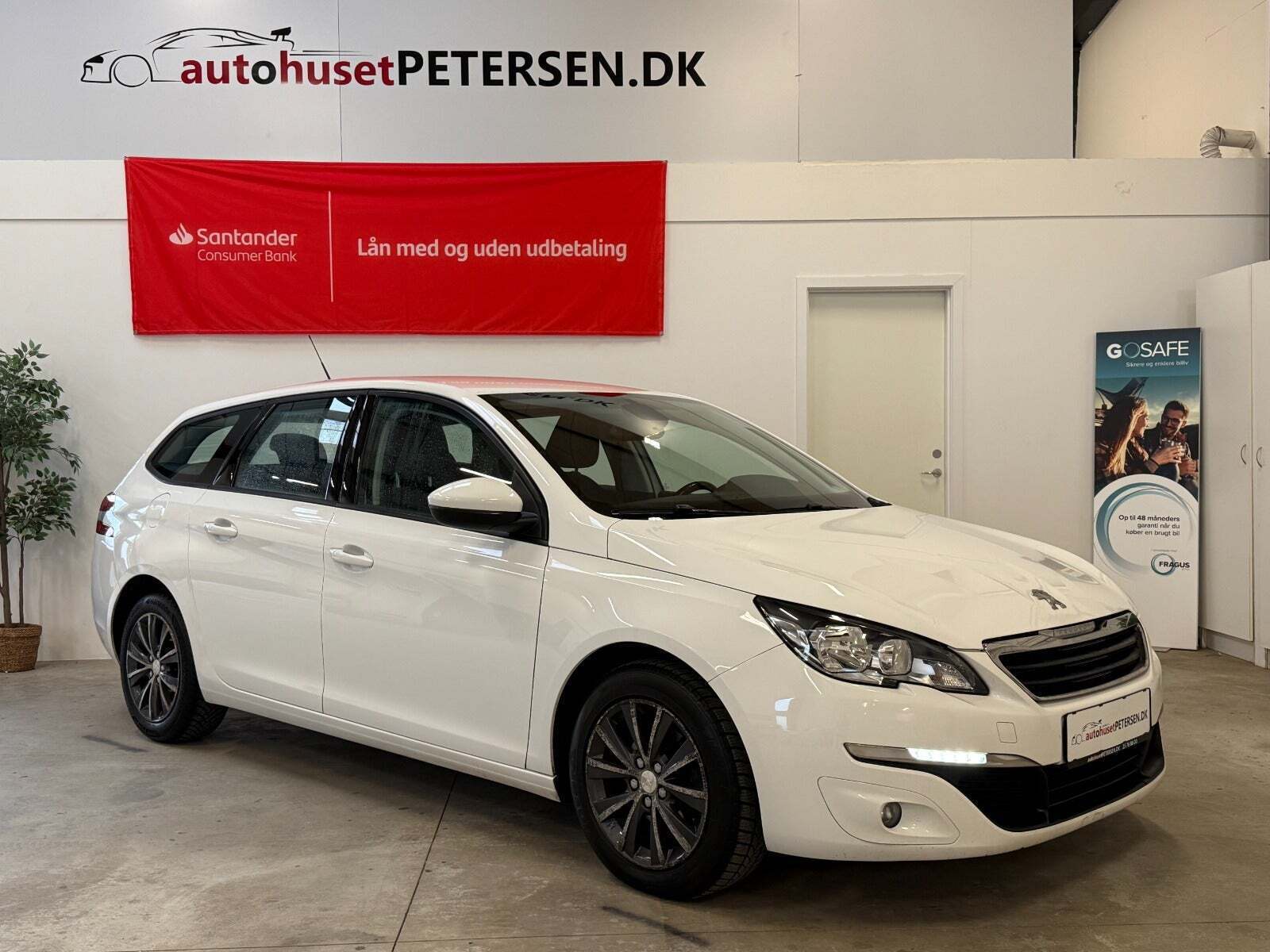 Hvid Peugeot 308 fra 2016