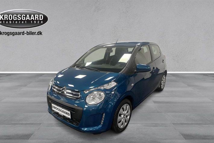 Grøn Citroën C1 fra 2020 set udefra