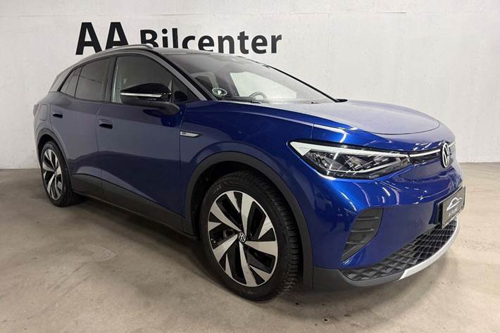 Sort VW ID.4 fra 2021 set udefra