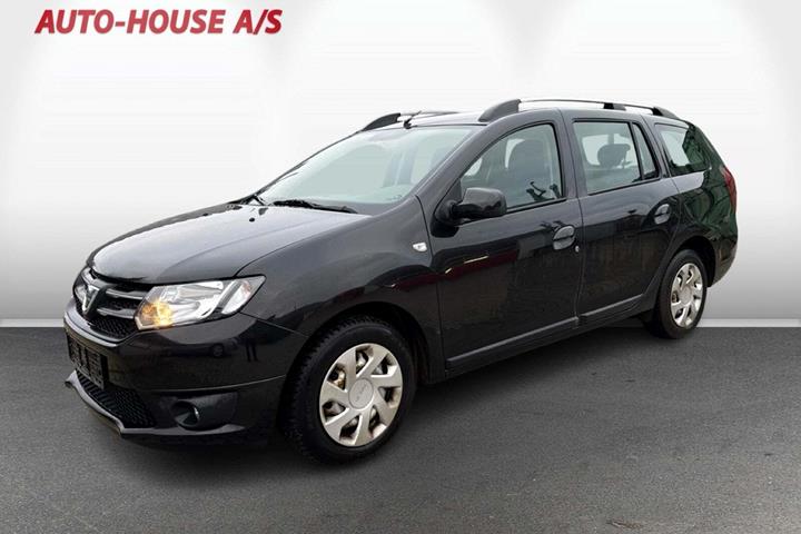 Sort Dacia Logan fra 2015 set udefra