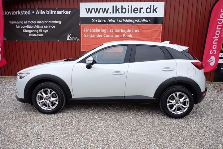 Grå Mazda CX-3 fra 2017