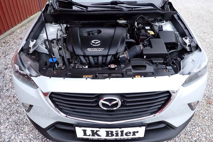 Grå Mazda CX-3 fra 2017