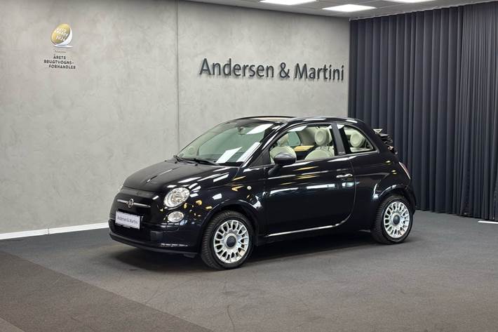 Sort Fiat 500C fra 2014