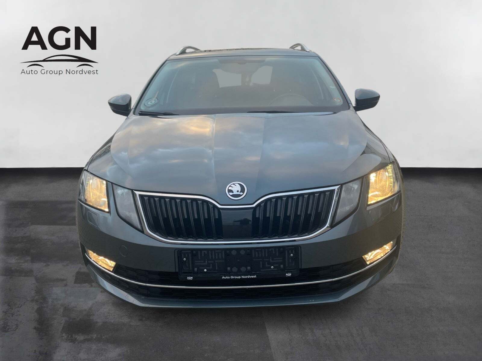 Grå Skoda Octavia fra 2019