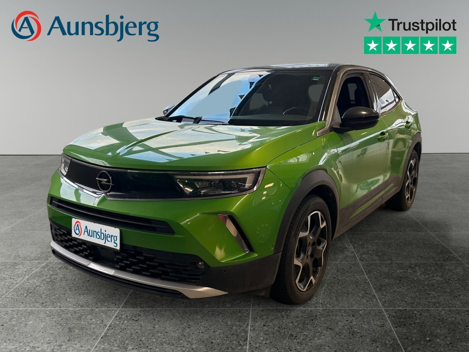 Grøn Opel Mokka-e fra 2022