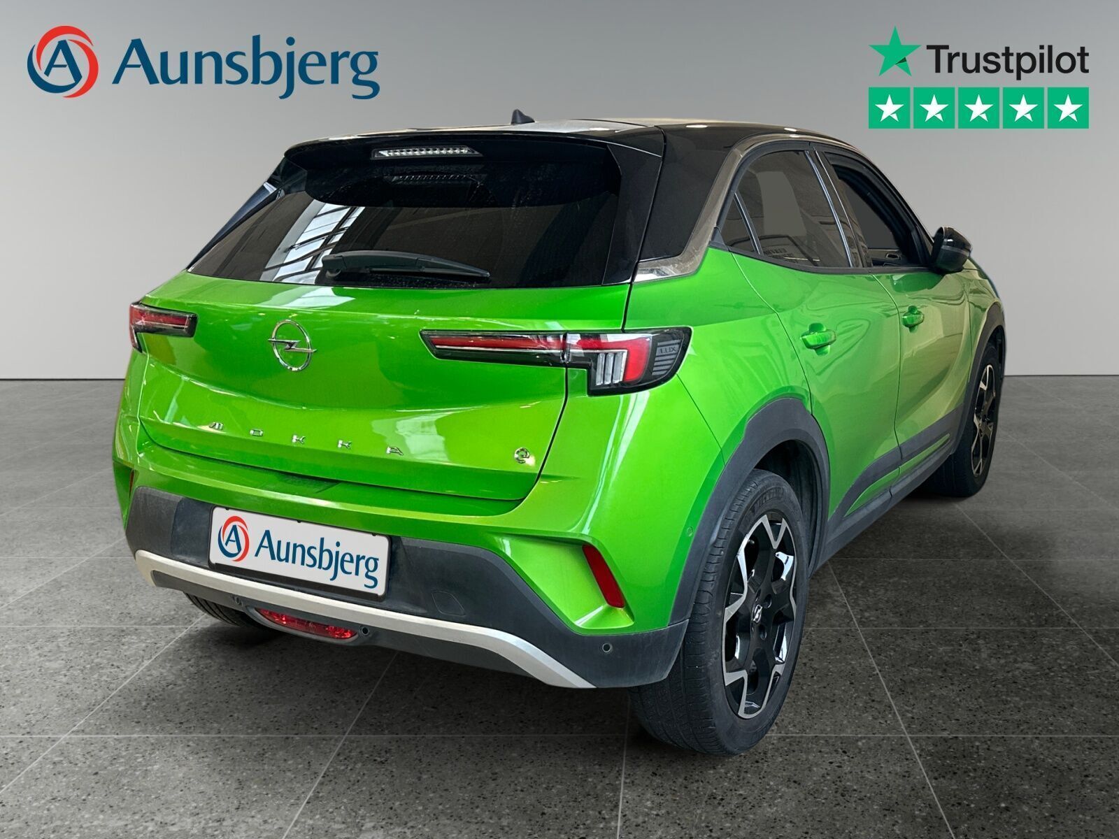Grøn Opel Mokka-e fra 2022