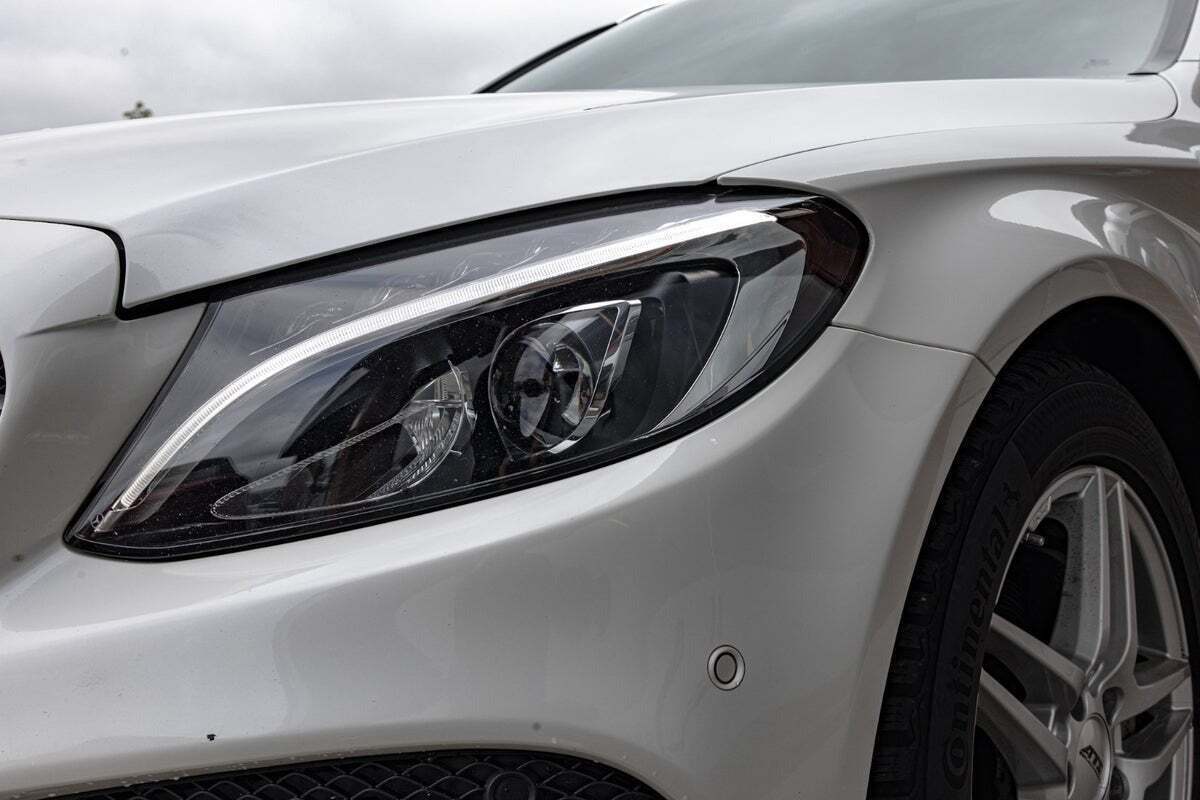 Hvid Mercedes C220 d fra 2016