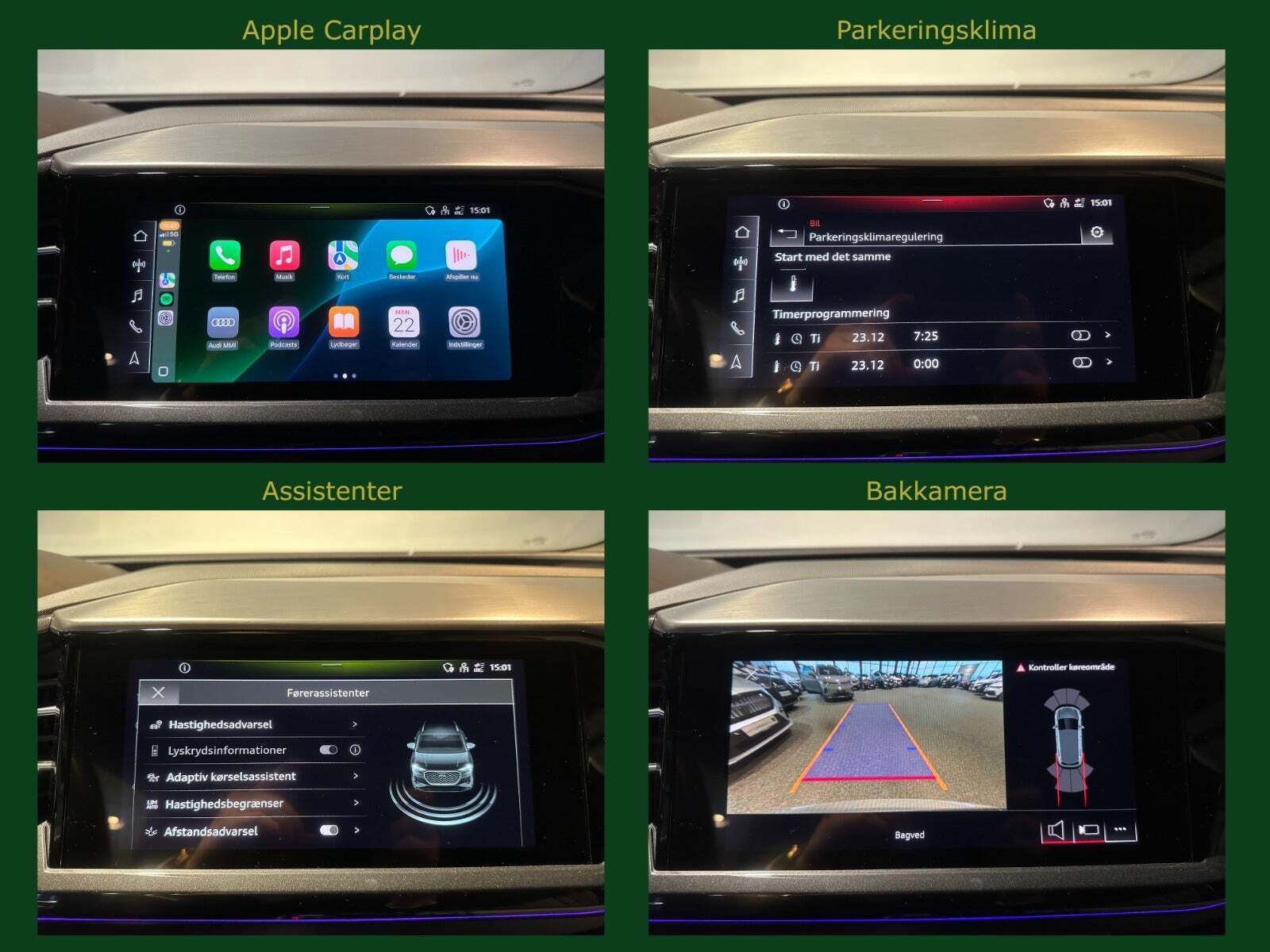 Grå Audi Q4 e-tron fra 2022