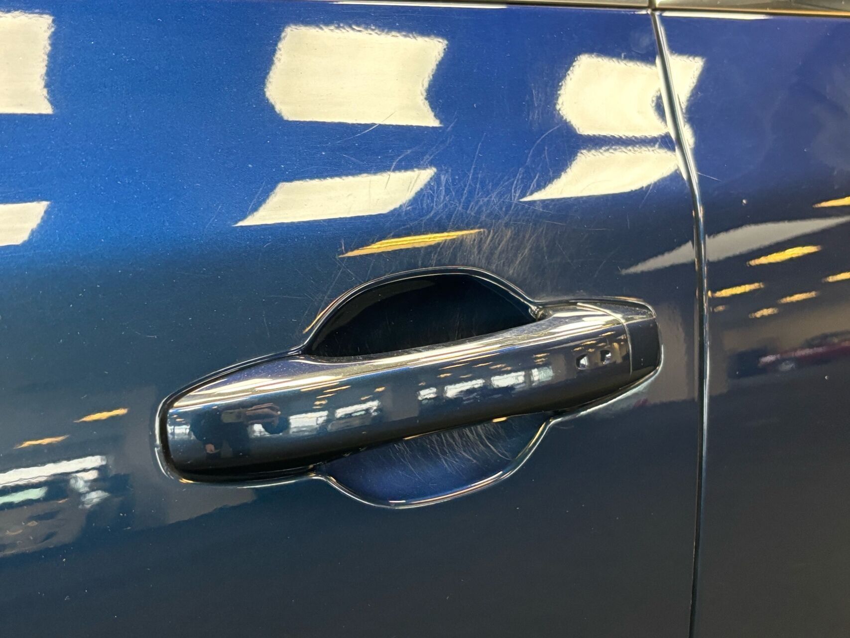 Blå Renault Mégane fra 2019