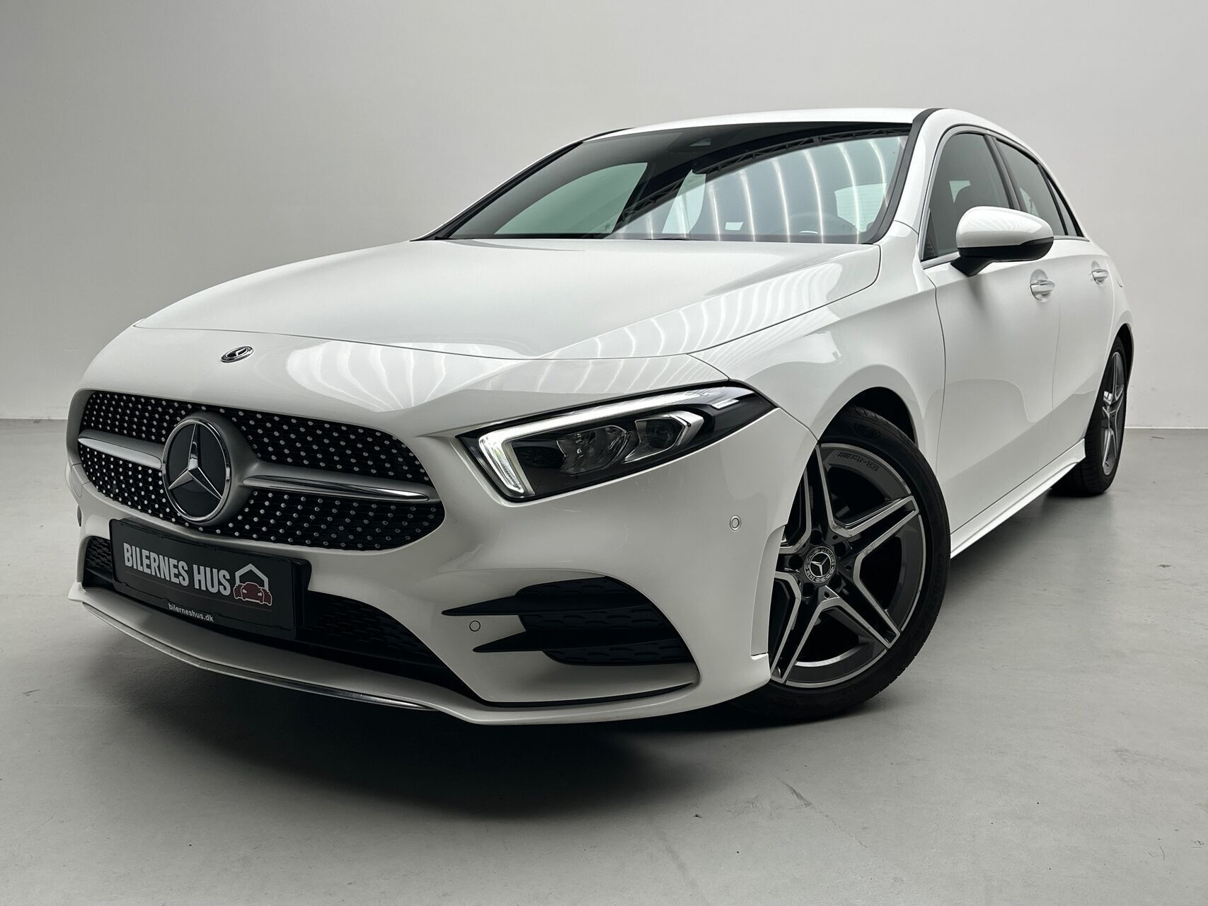 Hvid Mercedes A200 fra 2018