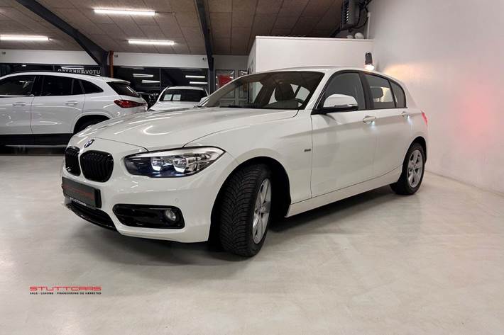 Hvid BMW 116d fra 2015