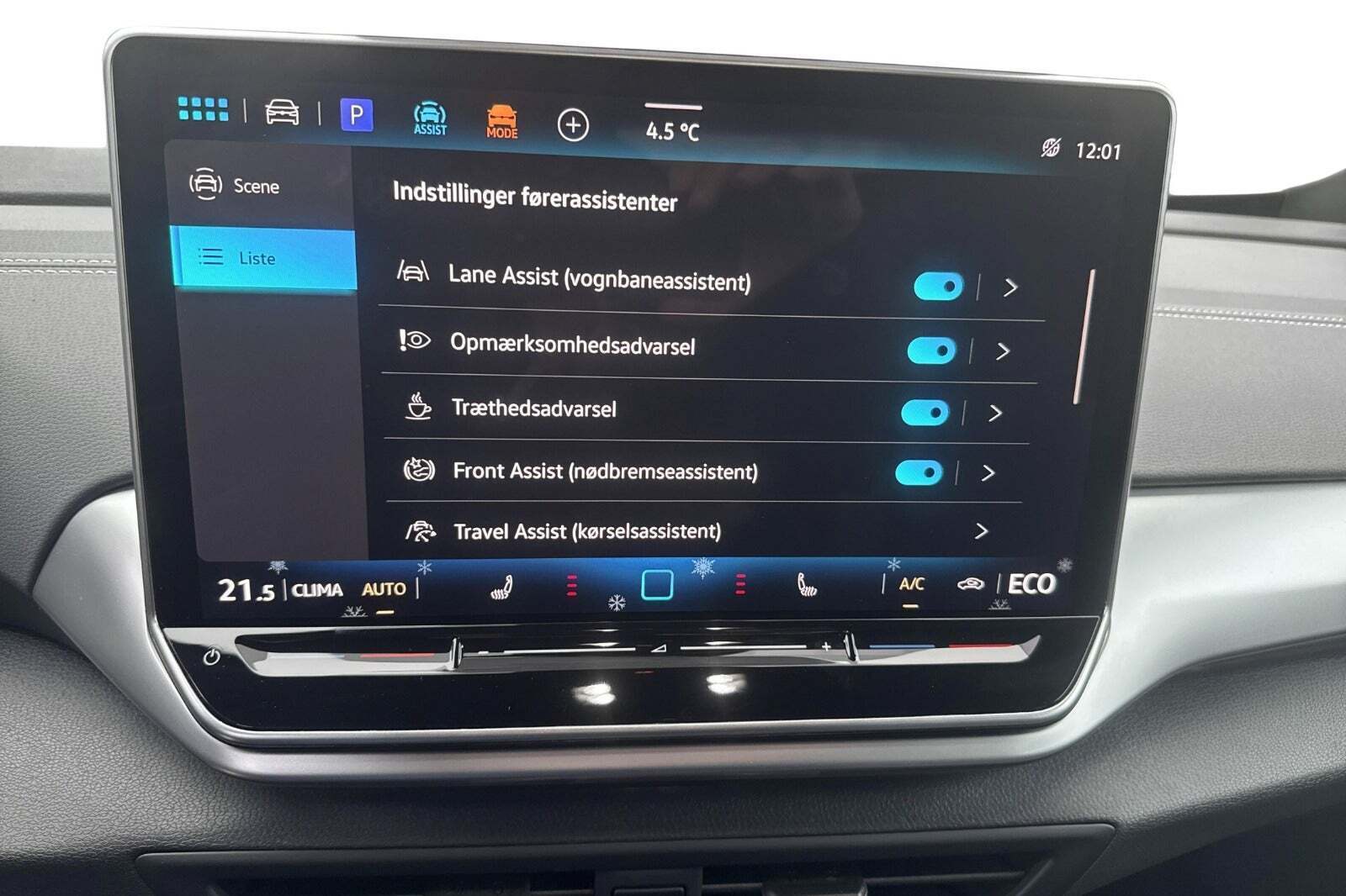 Blå VW ID.4 fra 2025