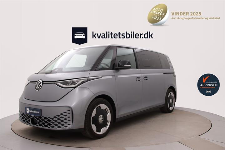 Sølv VW ID.Buzz fra 2025 set udefra