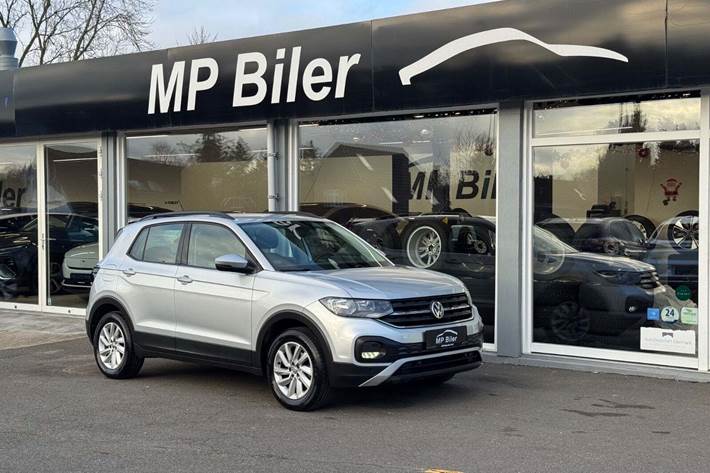 Sølv VW T-Cross fra 2020