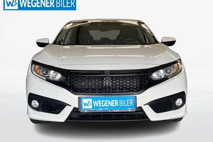 Hvid Honda Civic fra 2017