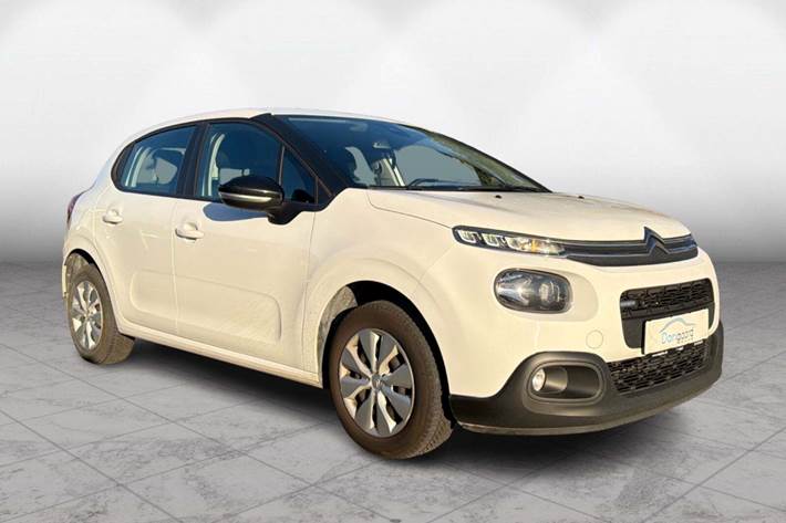Hvid Citroën C3 fra 2017