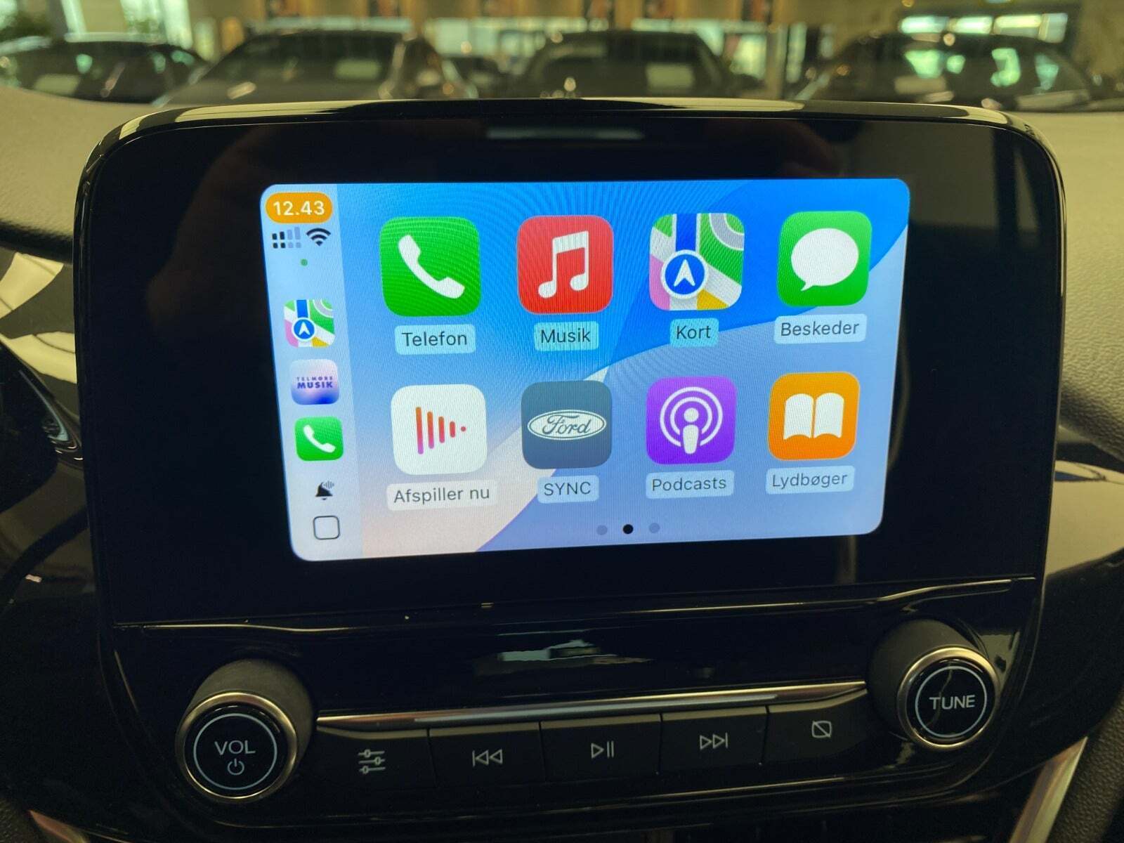 Hvid Ford Fiesta fra 2017