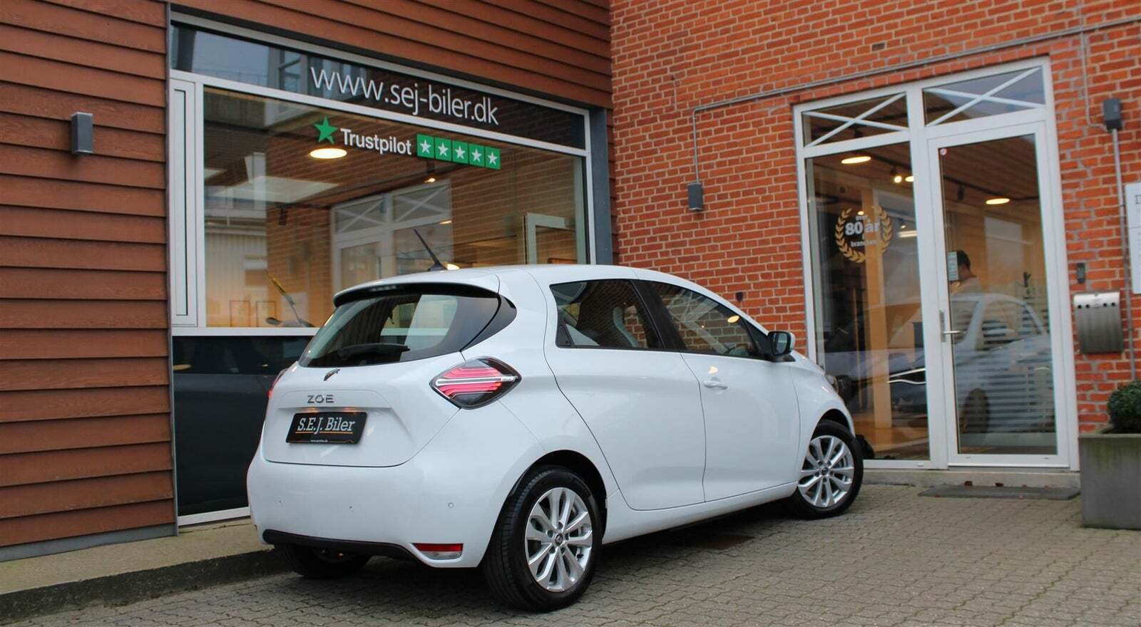 Hvid Renault Zoe fra 2021