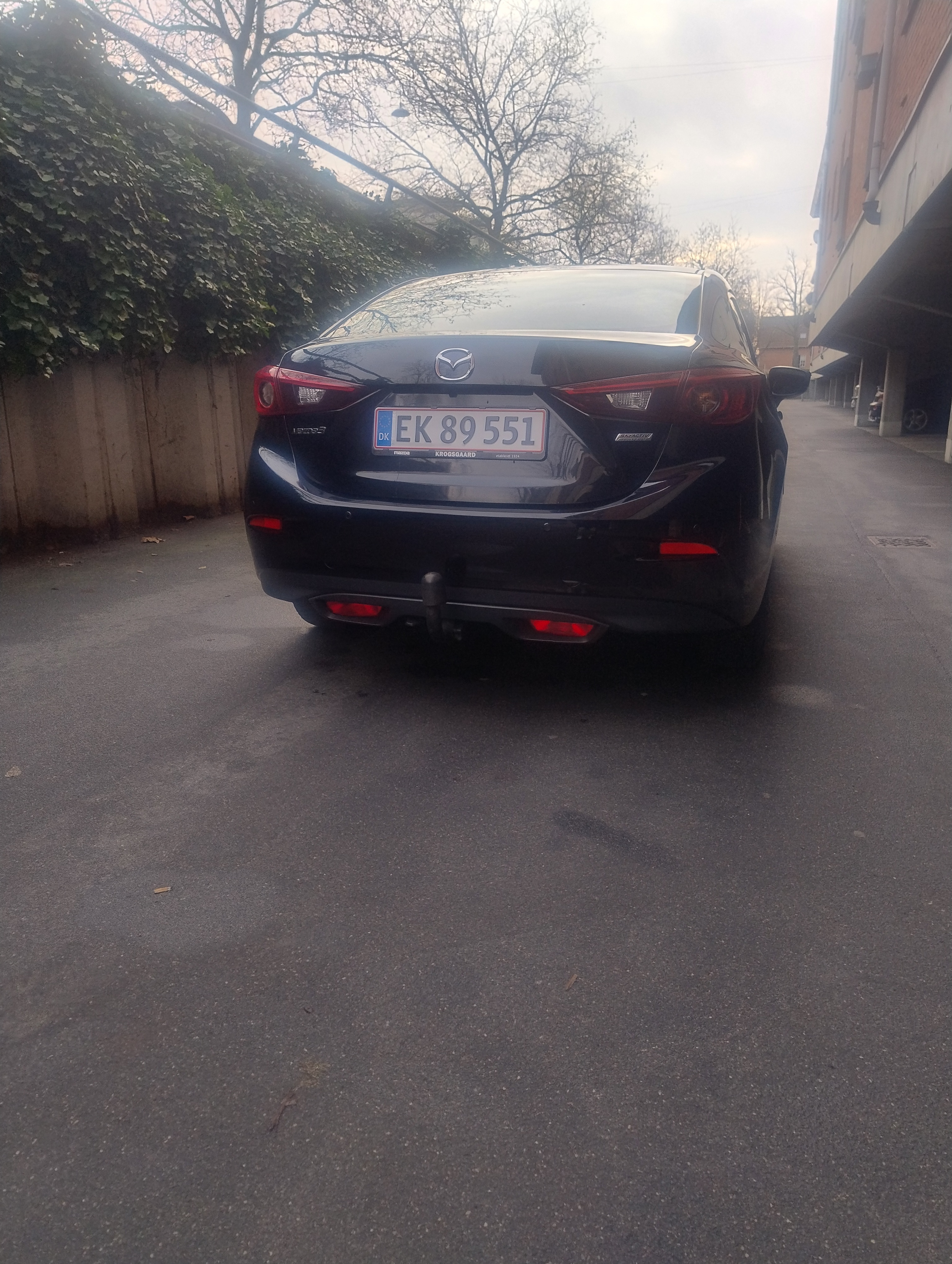 Sort Mazda 3 fra 2018
