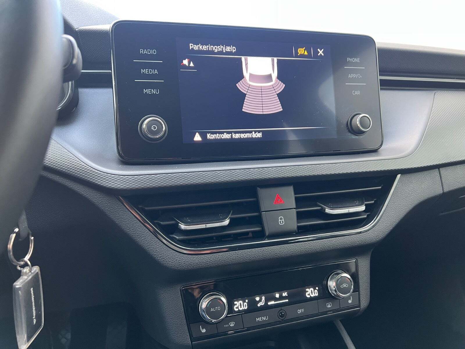 Hvid Skoda Scala fra 2020