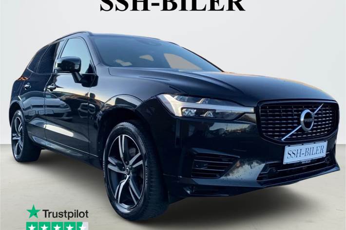 Sort Volvo XC60 fra 2021 set udefra