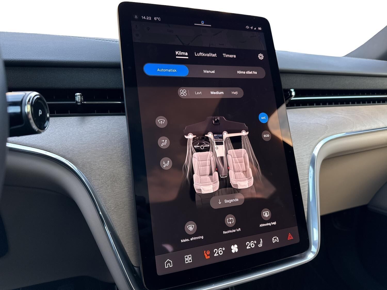 Rød Volvo EX90 fra 2025