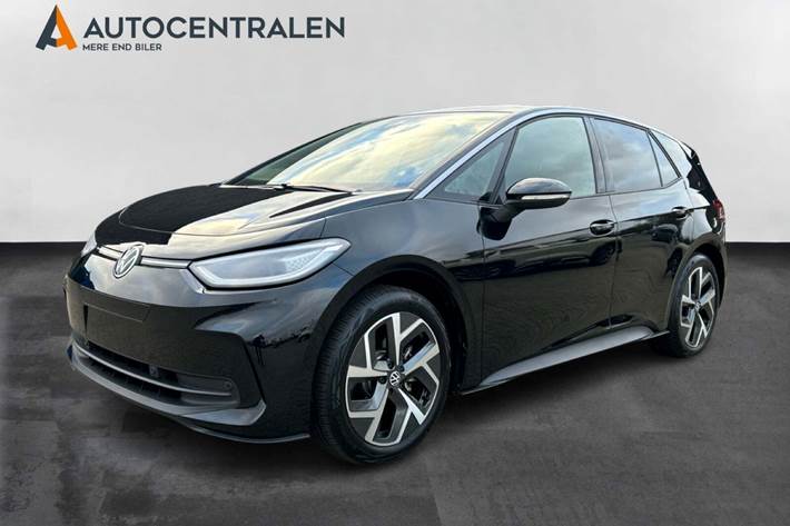 Sort VW ID.3 fra 2023 set udefra