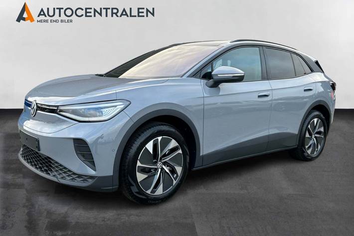 Grå VW ID.4 fra 2025 set udefra