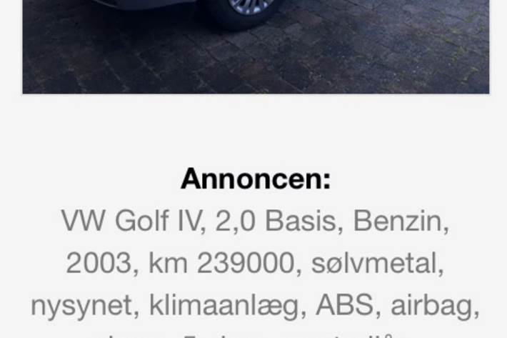 undefined VW Golf fra 2003