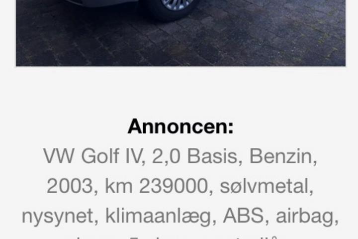 undefined VW Golf fra 2003
