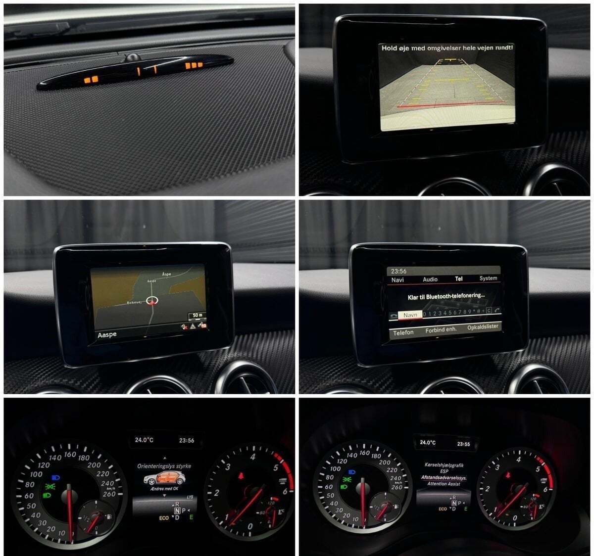 Hvid Mercedes A180 fra 2014