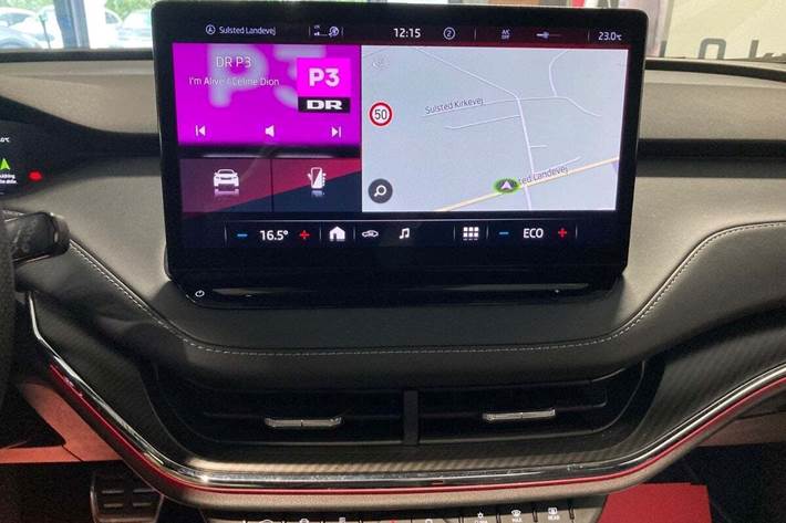 Grå Skoda Enyaq fra 2022