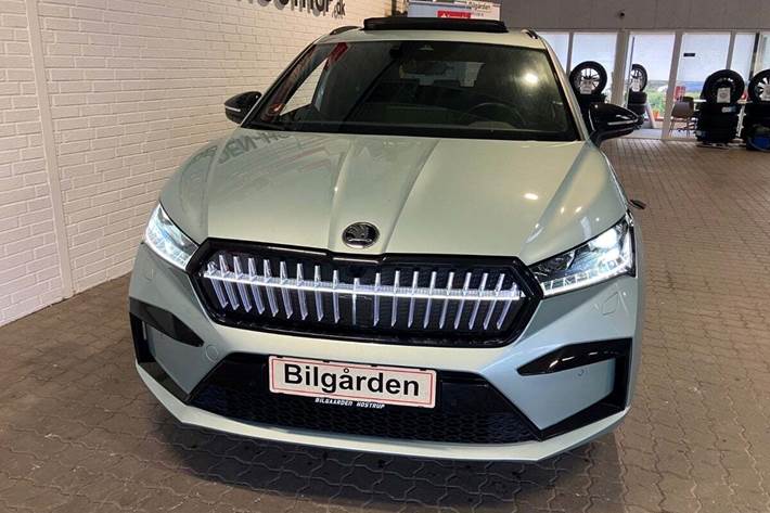Grøn Skoda Enyaq fra 2022