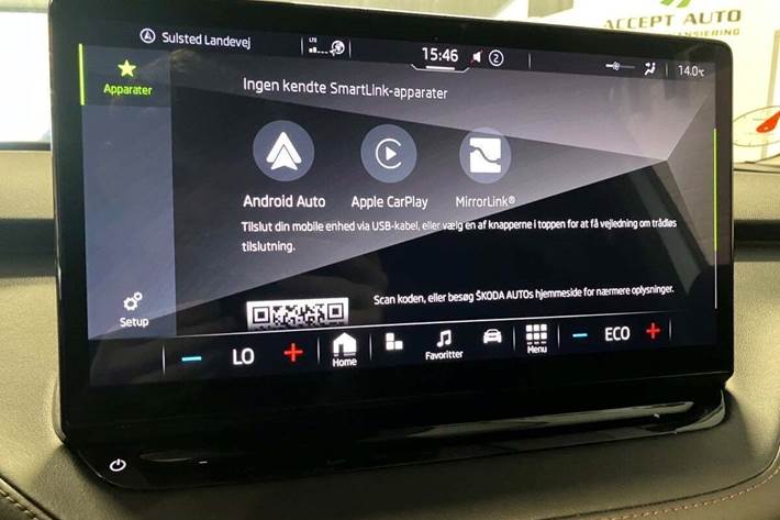 Grøn Skoda Enyaq fra 2022