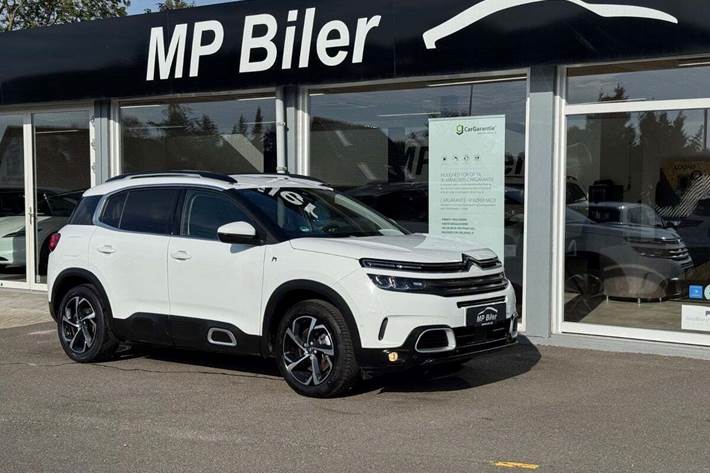 Hvid Citroën C5 Aircross fra 2021 set udefra