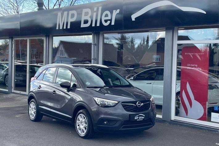 Grå Opel Crossland X fra 2019