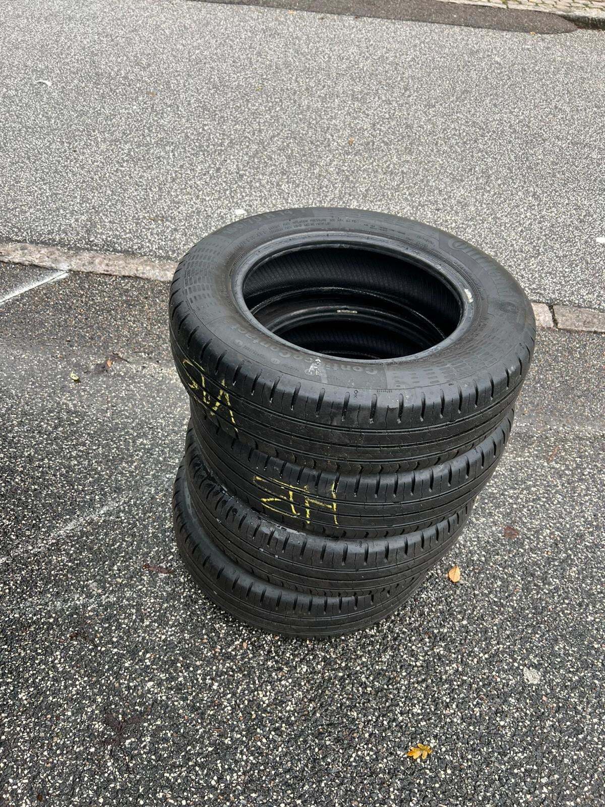 Sort Skoda Fabia fra 2008