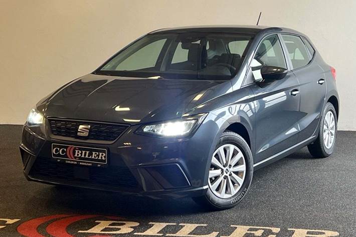 Grå Seat Ibiza fra 2023 set udefra