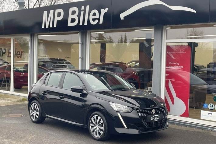 Sort Peugeot 208 fra 2020