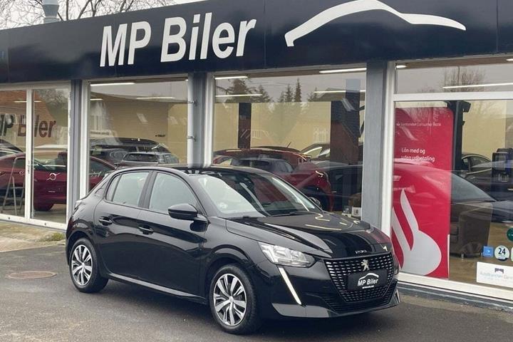 Sort Peugeot 208 fra 2020