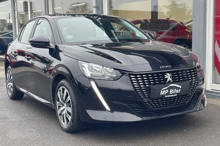 Sort Peugeot 208 fra 2020