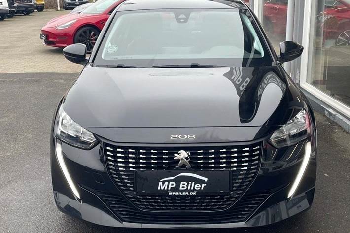 Sort Peugeot 208 fra 2020