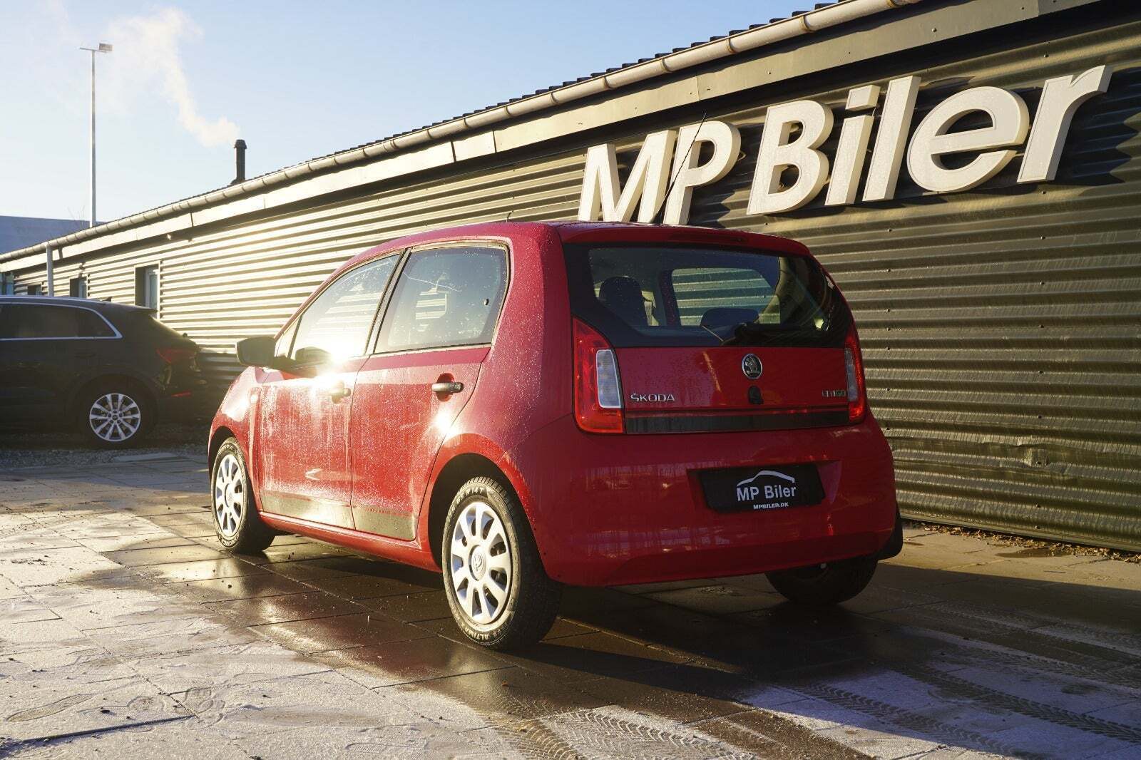 Rød Skoda Citigo fra 2013