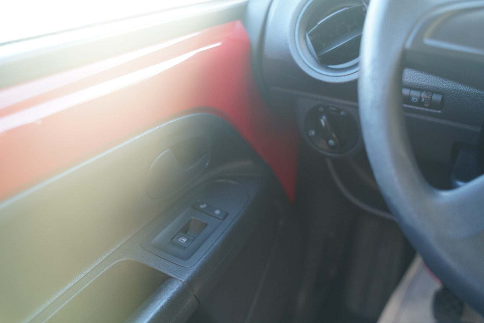 Rød Skoda Citigo fra 2013