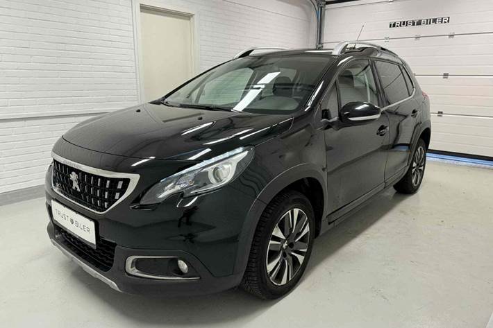 Sort Peugeot 2008 fra 2017 set udefra